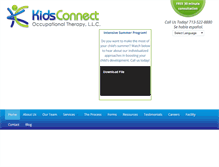 Tablet Screenshot of kidsconnectot.com